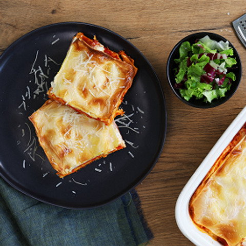 Lasagne s Ajvarem
