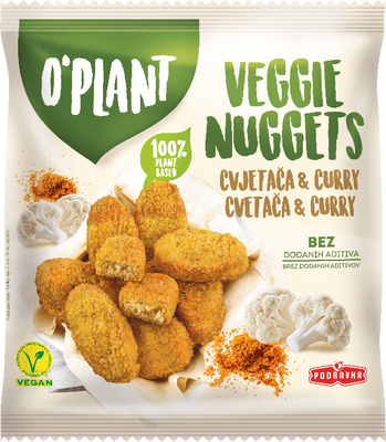O`PLANT VEGGIE NUGGETS CVETAČA CURRY