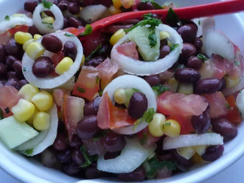 SALATA SA CRNIM PASULJEM