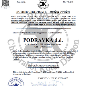 Kosher – Mill - Flour and Semolina Factory