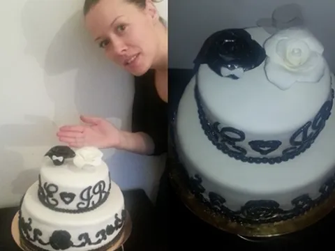 Svadbena torta - baroque