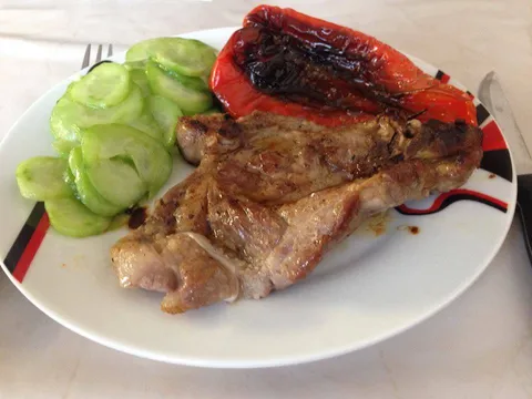 RUČAK (hrono)  Pečena paprika na malo masti