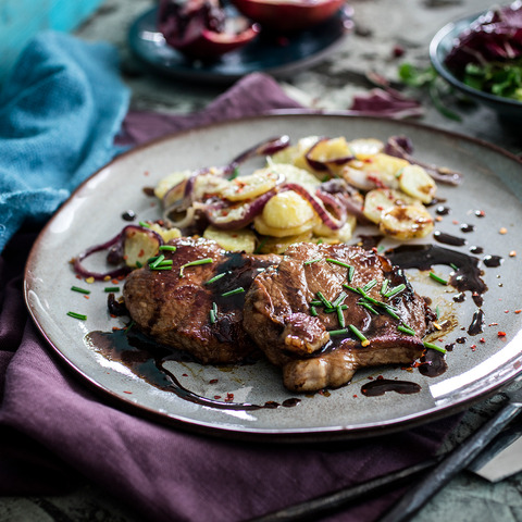 Medové teľacie kotlety