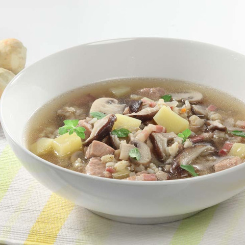 Gobova juha na pohorski način