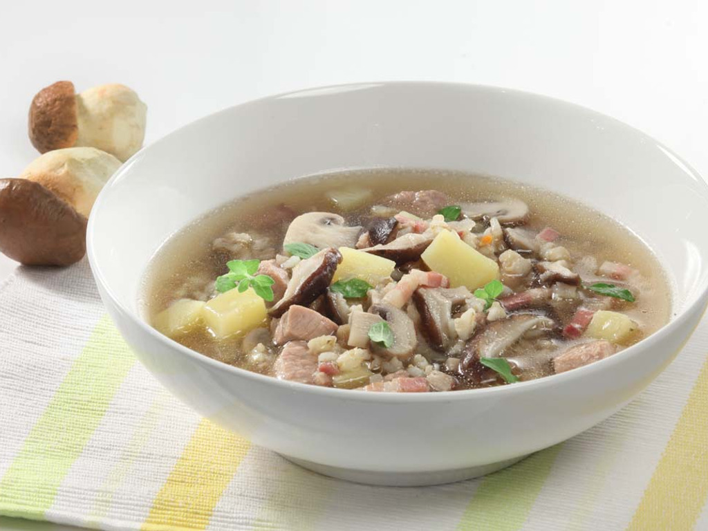 Gobova juha na pohorski način