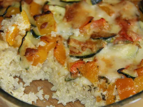 Gratinirana quinoa sa povrćem