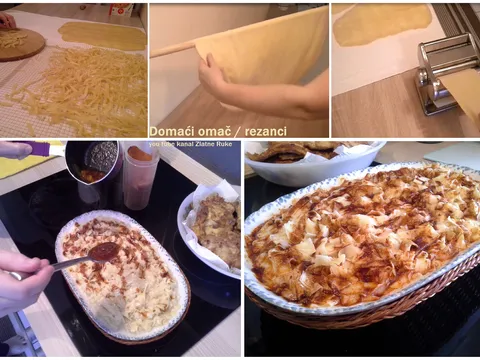 Domaći omač / rezanci