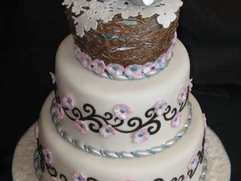 Svadbena torta - Ptice