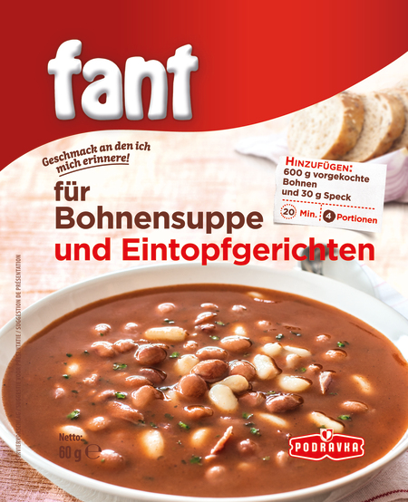 Fant für Bohnensuppe und Eintopfgerichte