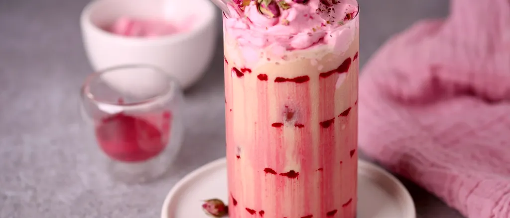 Pink latte 