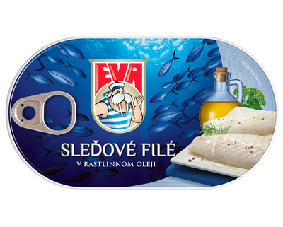 EVA Sleďové filé v rastlinnom oleji