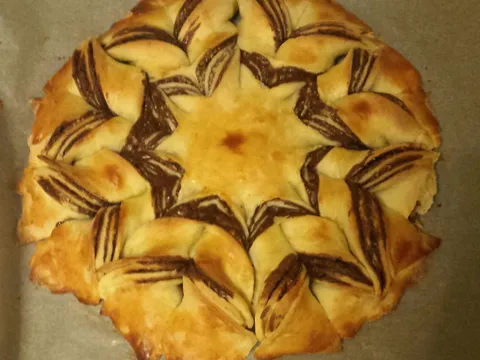 Nutella star bread