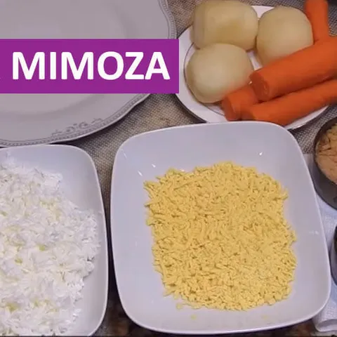Posna mimoza salata