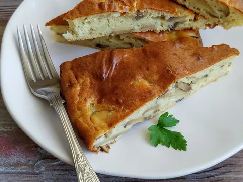 Pita sa gljivama (bez kora)