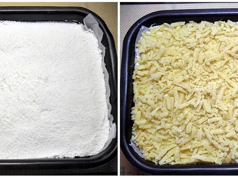 Snežna pita sa jabukama i kokosom - priprema