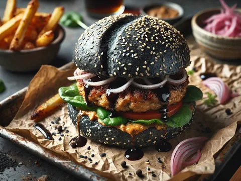Crni burgeri s puretinom