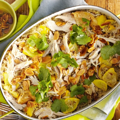 Indický pilaf s kuřecím masem