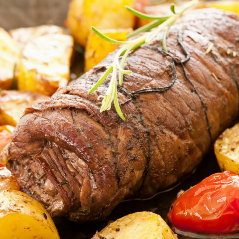 Hovězí roláda s křenem