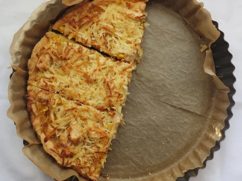 Quiche s piletinom i kukuruzom