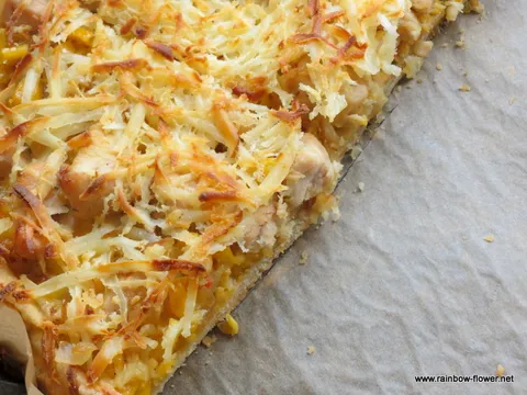 Quiche s piletinom i kukuruzom