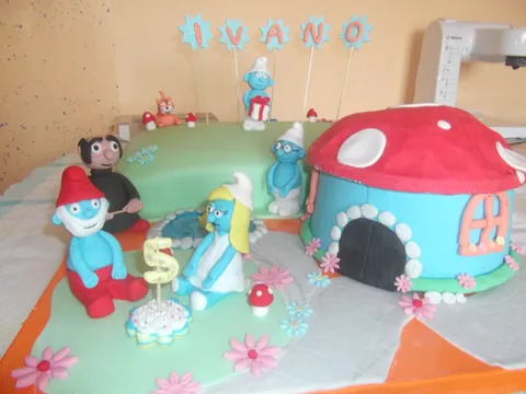 Štrumfastična torta No.2