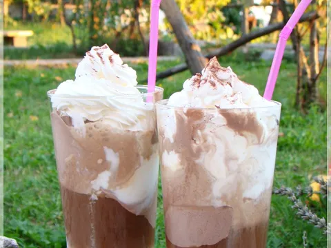 Sweet duo ice coffee