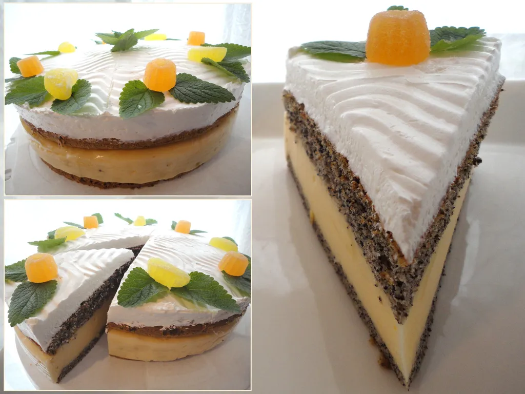 Torta sa makom i vanilom