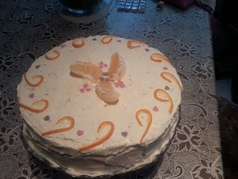 tortica od narance i ljesnjaka za mog tatu
