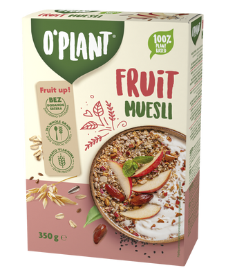 O`plant muesli z jabolki in datlji