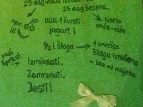 Voćni sladoled moje majčice