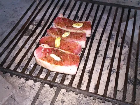 Tuna panceta na gradele
