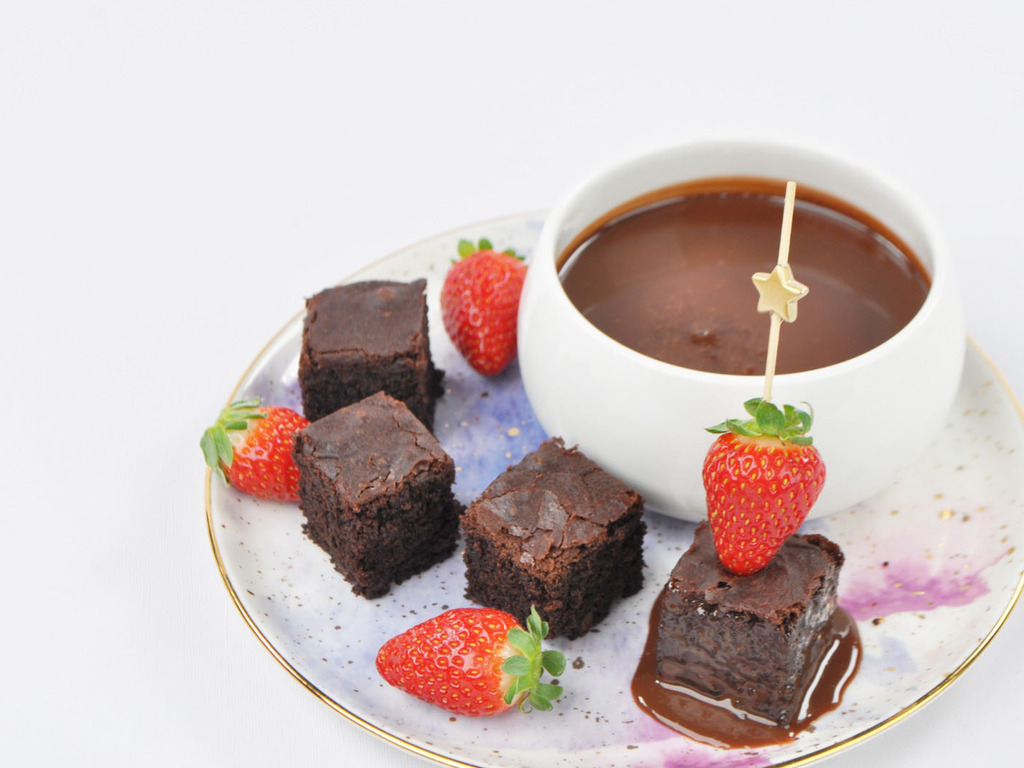Double choco brownies & Lino lada fondue