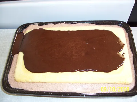 Čoko glazura na kolaču