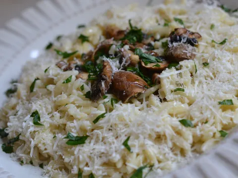 Orzo pasta i "tartufi"