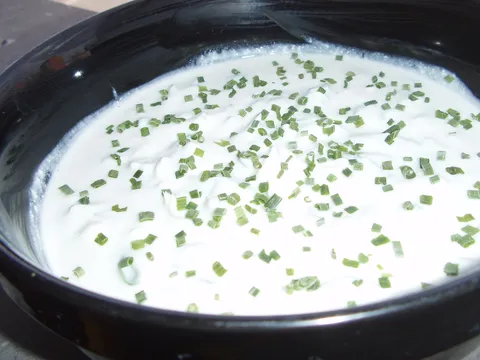 Letnja salata sa mladim lukom