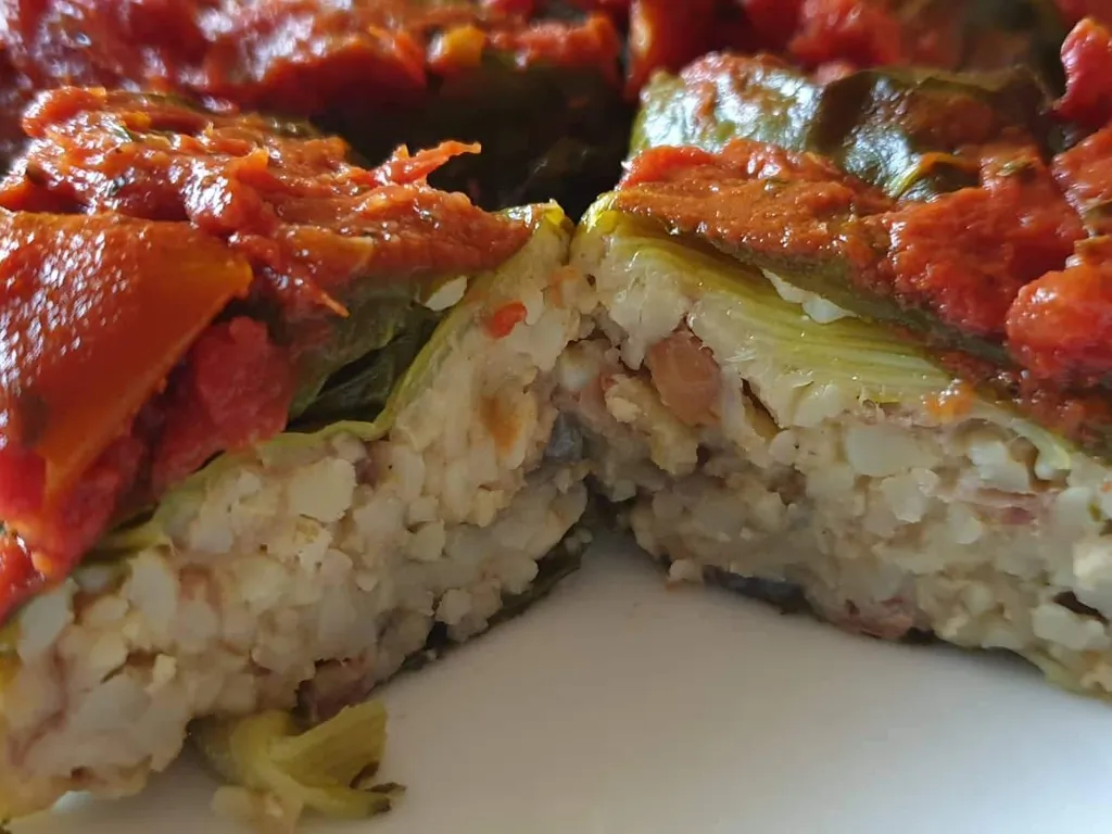 Veganske blitvine sarmice