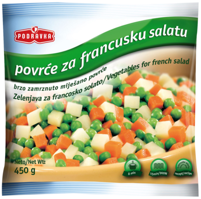 French salad vegetables