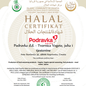 HALAL Vegeta, Soups, and Pasta Factory