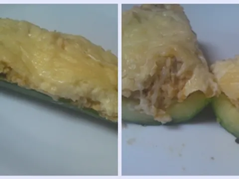 Zapečene tikvice punjene bulgurom i sirom