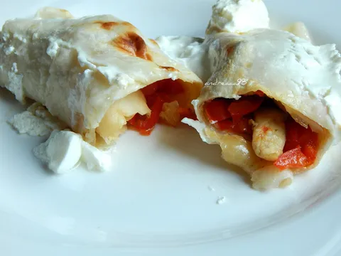 Tortilje s puretinom i povrćem