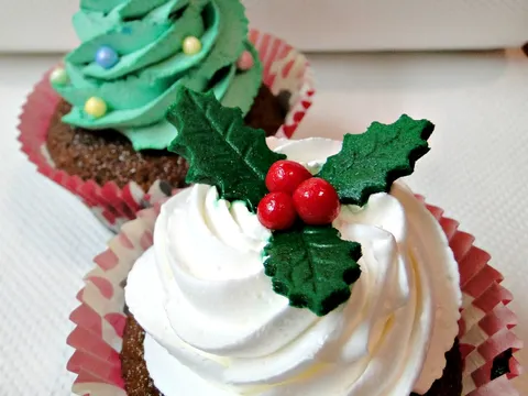 Božićni cupcakes