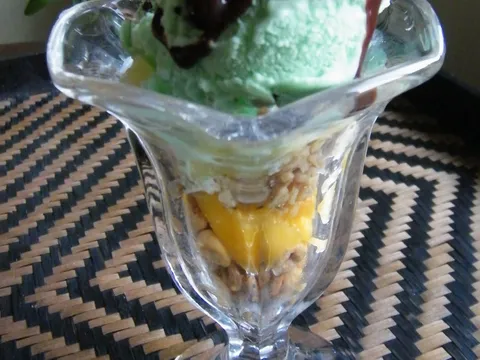 Mint sladoled kup