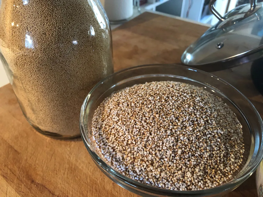 Amaranth pops - mini "kokice" :)