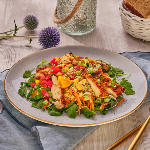 Chicken quinoa bowl