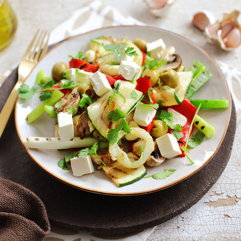 Sałatka z grillowanych warzyw