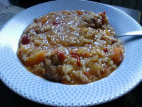 Riza sa malim okruglicama by Meddina