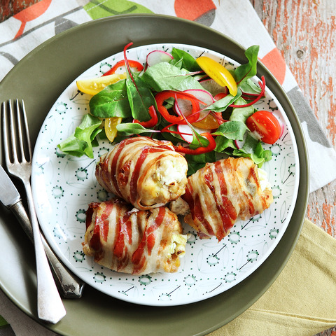 Nadívaná kuřecí stehna