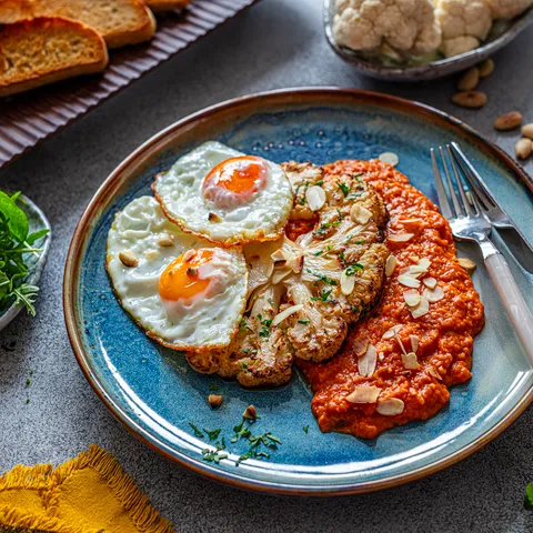 Cvjetača u Romesco umaku