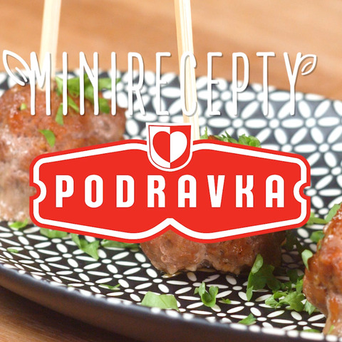 Jednohubky z masových koulí s ananasem