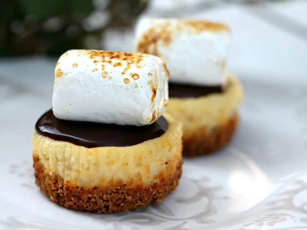 S'mores mini cheesecakeovi
